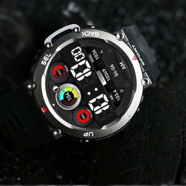 Lemfo LEM33 Rugged Waterproof NFC Bluetooth Calling Smartwatch