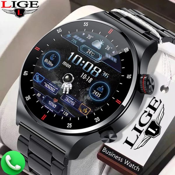 LIGE BW0382 NFC Bluetooth Call Smartwatch