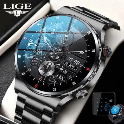 LIGE Amoled Bluetooth Calling Smartwatch