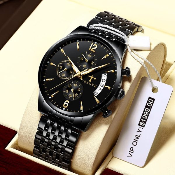 TRSOYE Japan Movement Men’s Luxury Waterproof Wristwatch