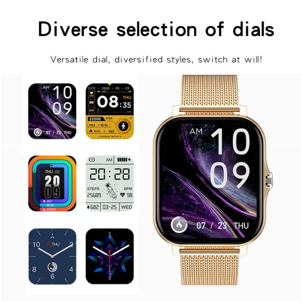 LIGE GT20 Full Touch Bluetooth Calling Smartwatch - Image 4