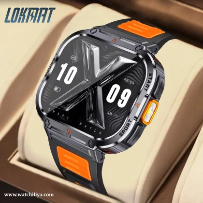 AOD Latest Ultra Wide Screen Bluetooth Calling Waterproof Smartwatch 2025
