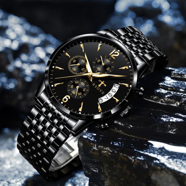 TRSOYE Japan Movement Men’s Luxury Waterproof Wristwatch - Image 3