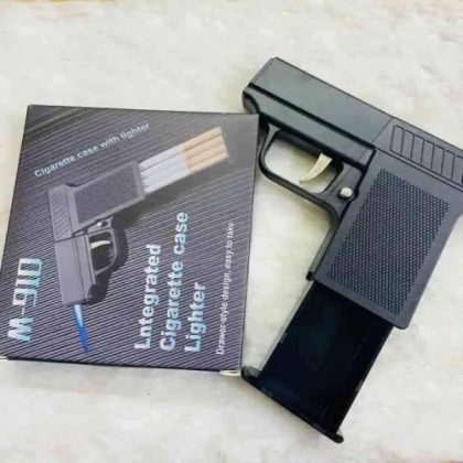 Mini Gun Lighter & Cigarette Box