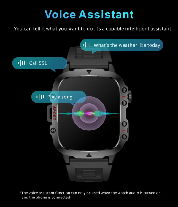 LIGE Hello Bluetooth Calling Rugged Smartwatch - Image 4