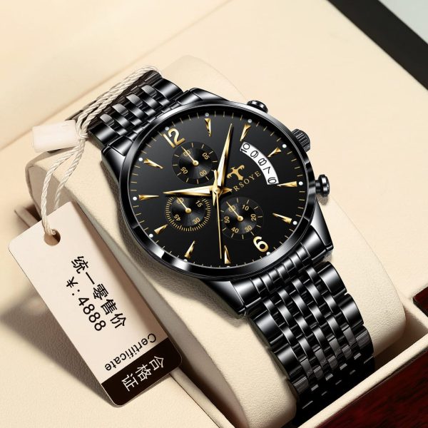 TRSOYE Japan Movement Men’s Luxury Waterproof Wristwatch - Image 4