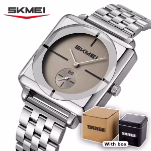 SKMEI Business Luxury Quartz Men Watches Dimensional Texture Dial