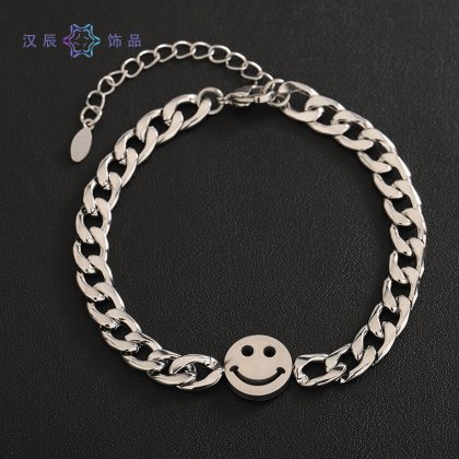 Smiley Stainless Steel Bracelet